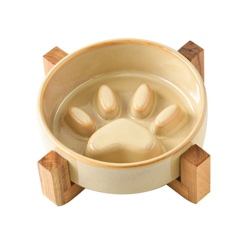 Ceramic Slow Feeder Bowl