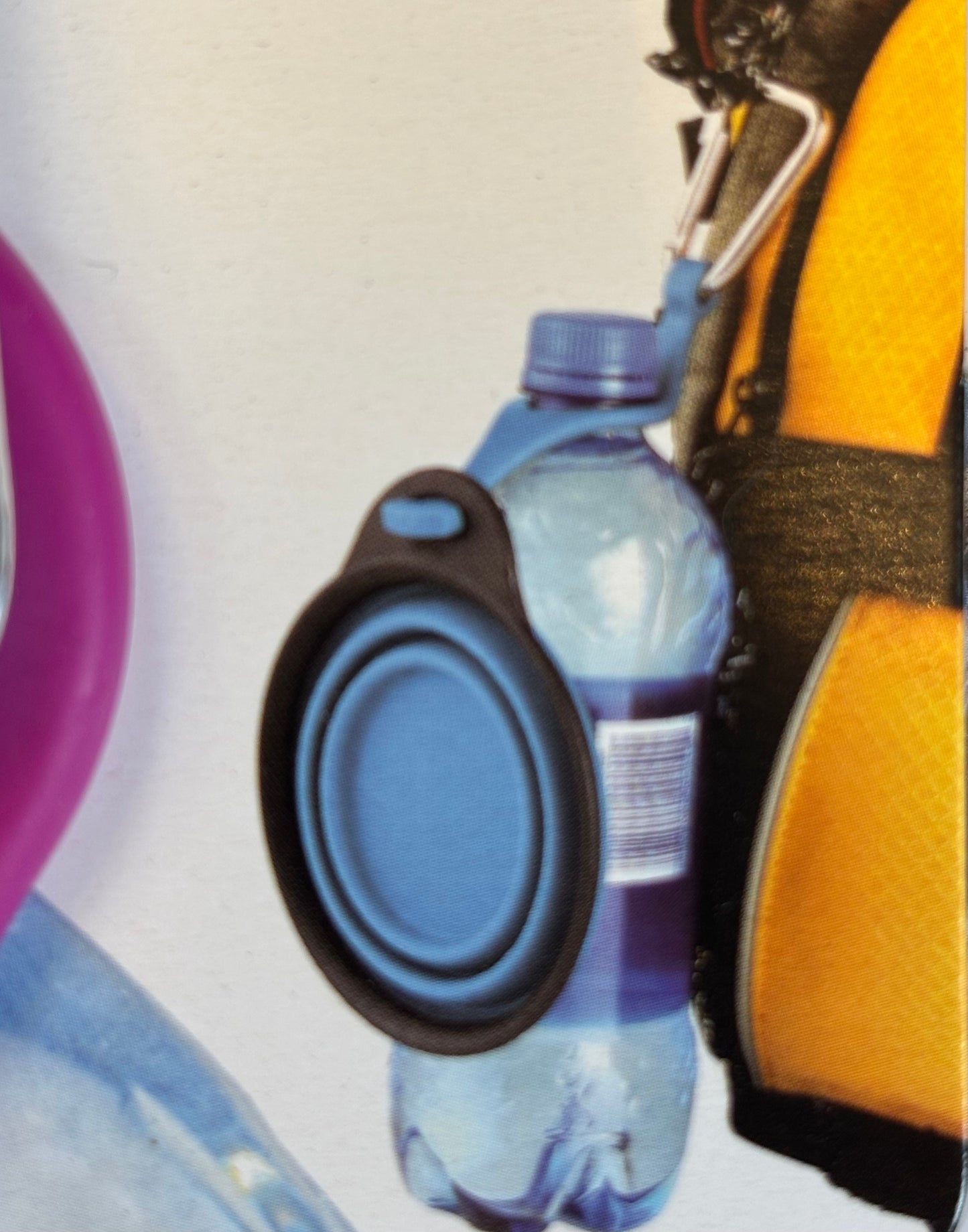 Dexas Collapsible Travel Cup with bottle holder & carabiner