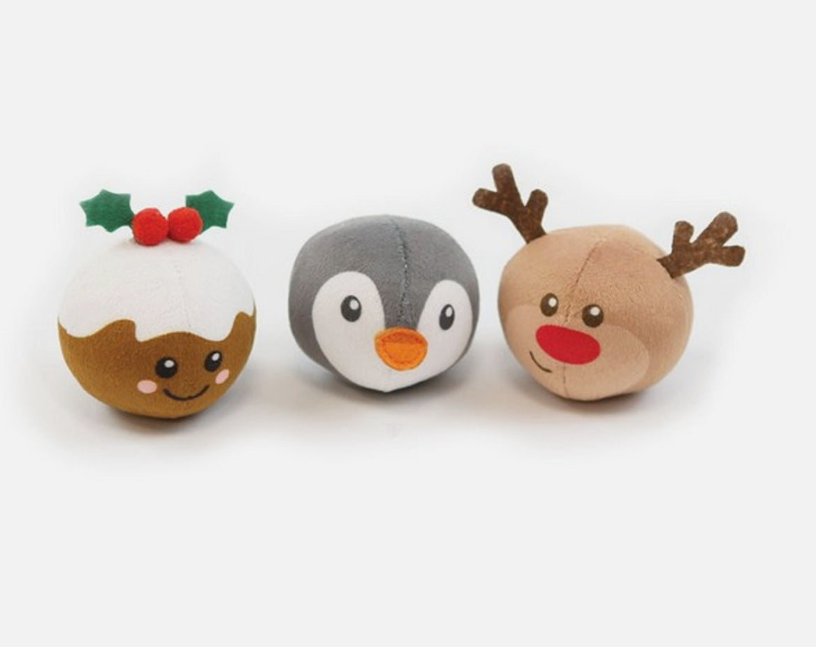 Happy Pet Festive Ping Pong Balls for Cats