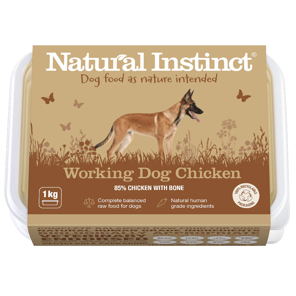 Natural Instinct Working Dog Range 1kg