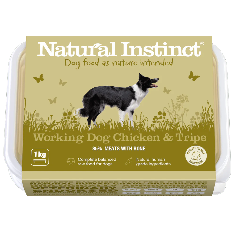 Natural Instinct Working Dog Range 1kg