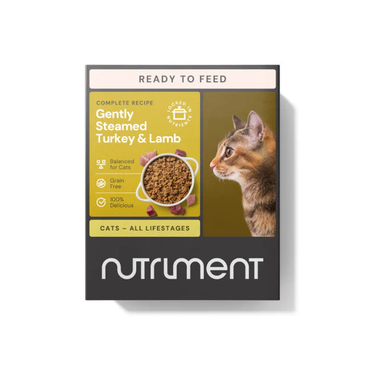 Nutriment Gently Steamed Cat Food 395g Turkey & Lamb