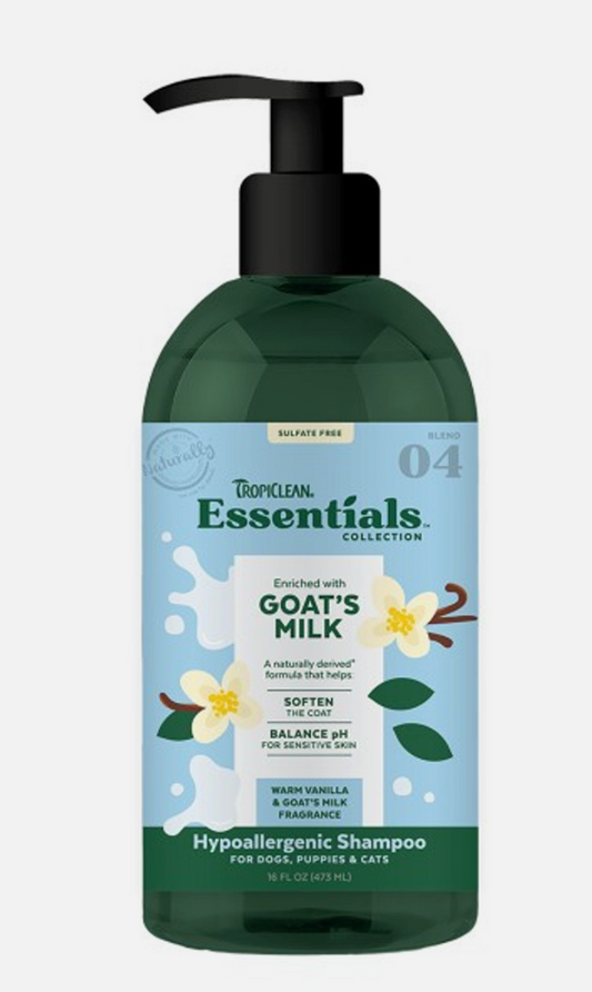 Tropiclean Goats Milk Shampoo 473ml