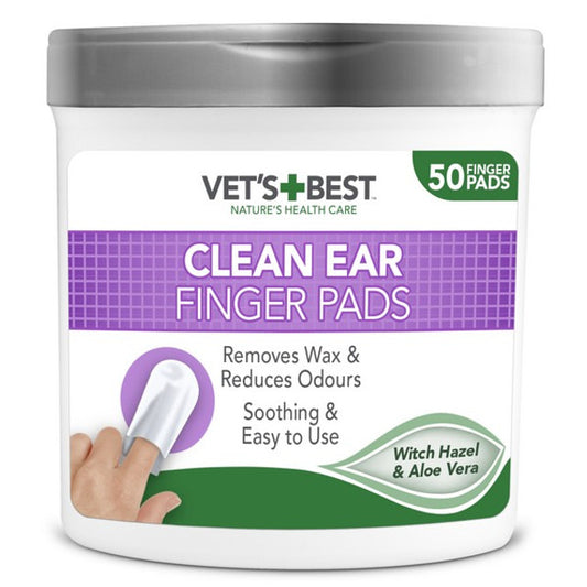 Vets Best Clean Ear Finger Pads