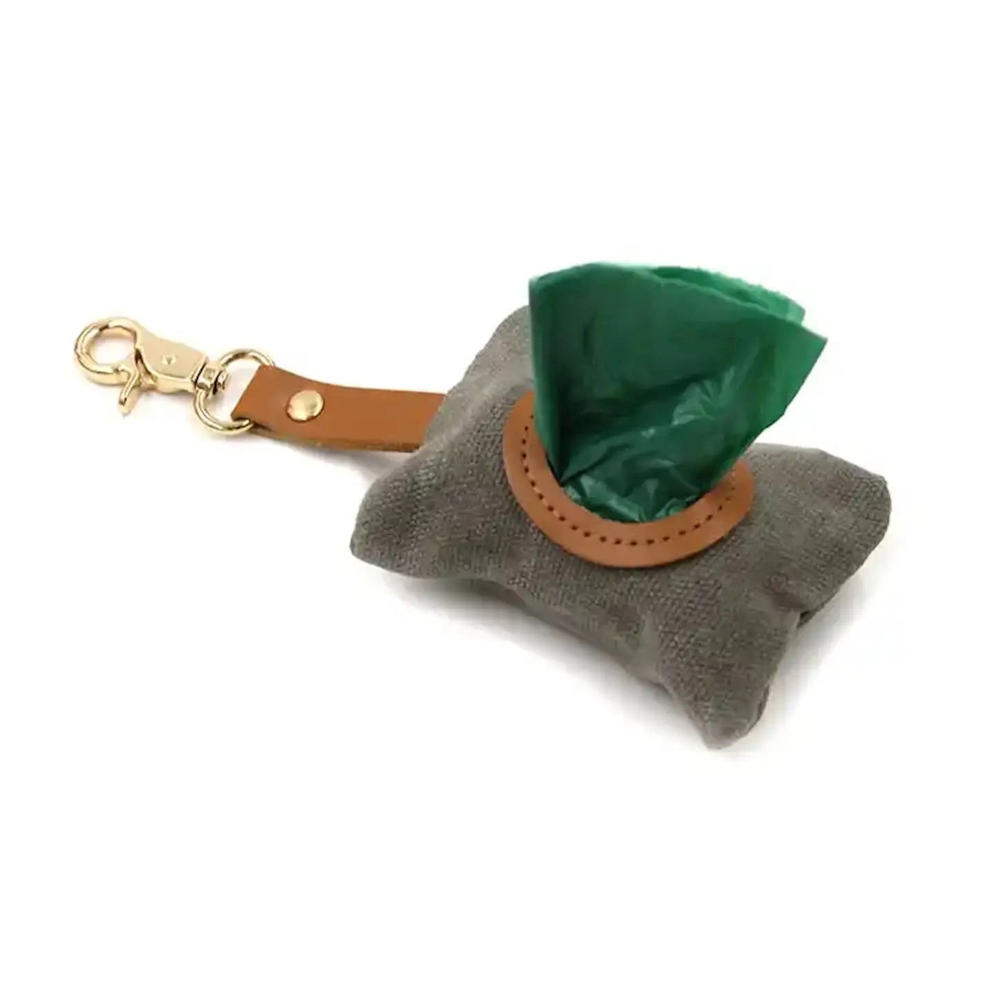 Waxed Canvas Poo Bag Holder