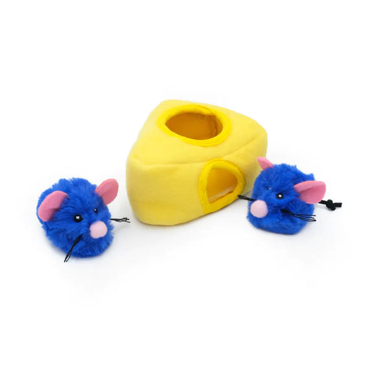 ZippyClaws® Burrow® Mice & Cheese toy